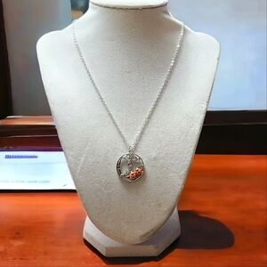 *NWOT* Halloween Pumpkin Forest Necklace